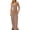 Brown, variant on Czanzd Women's Striped Tube Top and Wide Leg Pants 2 Piece Outfit Set,L,Green