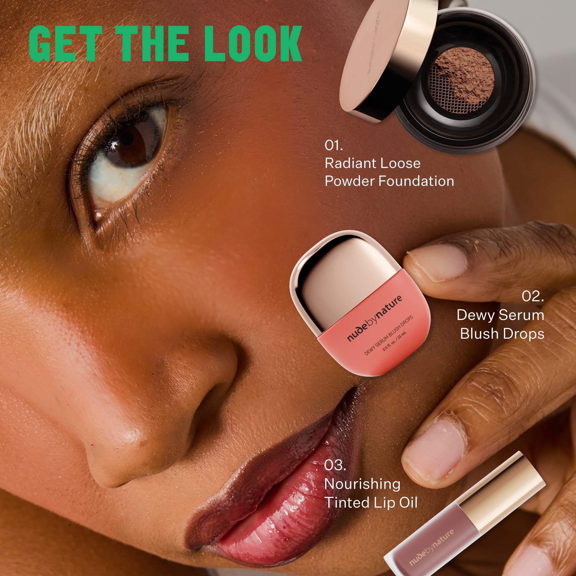 Nude by Nature Radiant Loose Powder Foundation, N4 Medium