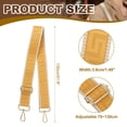 thumbnail image 2 of Correa de bolso Uxcell ajustable, correas de bolso cruzadas, correa ancha para el hombro, cinturón de reemplazo universal para bolsos de mujer, amarillo, 2 of 6