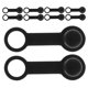 thumbnail image 1 of OULII 15Ud Tapa De Goma Para Sangrado De Compatible Con Coche Y Motocicleta Color Negro, 1 of 8