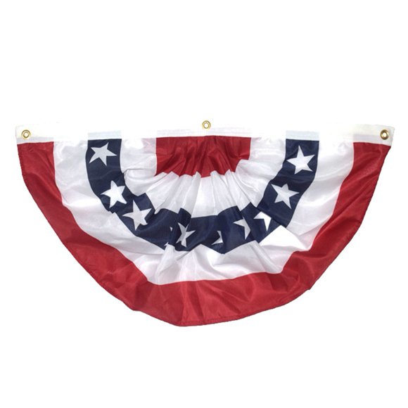 Hilitand USA Fan Flag, America Stars Flag American Garden Flagpole Garden Flag, For Hanging Outdoors