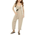 thumbnail image 1 of Girls' Jumpsuits Rompers Girls Summer Clothes Loose Rompers Leg Kids Clothes Girls Size 13-14 Years Girls Fashion, 1 of 5