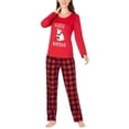 thumbnail image 2 of Family Pajamas Ensemble de Pyjama en Polaire Navidad (TG, Rouge), 2 of 3