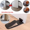thumbnail image 2 of Tope De Puerta Tope de puerta con resorte, tope de puerta para el hogar, Protector de pared, soporte de cuña para puerta (negro), 2 of 3