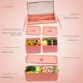thumbnail image 2 of 1400ML Lonchera Portátil para Adultos y Niños, Bento Box con Compartimentos, Incluye Cubiertos, Bolsa de Almuerzo y Sopa Caja, Lonchera a Prueba de Fugas, Bento Apto para Lavavajillas, 2 of 4