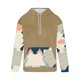 thumbnail image 3 of Sudadera con capucha para hombre, moderna, con cordón ajustable y bolsillo, estampada, deportiva y de ocio, sudadera con capucha, blusa de poliéster para hombre, 3 of 4