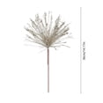 thumbnail image 3 of Holiday Glitter Decorative Spray Pick, Elegant Vase Arrangement Tinsel Accent, Wreath Centerpiece Shimmer Spray Decor, Flexible Festive Tassel Branch Pick for Vase, Mantel and Centerpiece, Rose Gold, 3 of 6