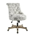 thumbnail image 4 of Linon Ragan Task Chairs with Adjustable Height and Swivel, 275 lb. Capacity, Off-White Floral, 4 of 10
