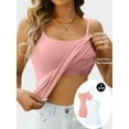 thumbnail image 1 of Débardeur Basique en Coton pour Femmes avec Soutien-Gorge Intégré, Lot de 2, 1 of 10