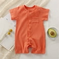 thumbnail image 3 of Zecgelong Baby Boy Girl Romper Clothes Solid Ribbed Bodysuit Jumpsuit Outfits Boys Rompers Christmas Pajamas Size 12-18 Months, 3 of 3