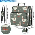 thumbnail image 2 of FORMRS Zipper Binder with Shoulder Strap 1.5-inch Ring 500 Sheet Capacity File Bag, Winter Goose, 2 of 5