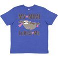 thumbnail image 3 of Inktastic My Mimi Loves Me Sloth Youth T-Shirt, 3 of 5