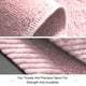 thumbnail image 4 of Toallas de Baño Espesas y Absorbentes, Toalla para Rostro, Regalo para el Hogar, Color Rosa, 4 of 6