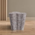 thumbnail image 3 of Meridian Furniture Monza Brown Indoor/Outdoor Concrete Marble Finish End Table, 3 of 9