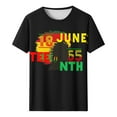 thumbnail image 4 of Tnhcen Women's Month Print Crewneck Loose Fit T-Shirt | Plus Size (S-5XL) Casual Summer Tops, 4 of 5