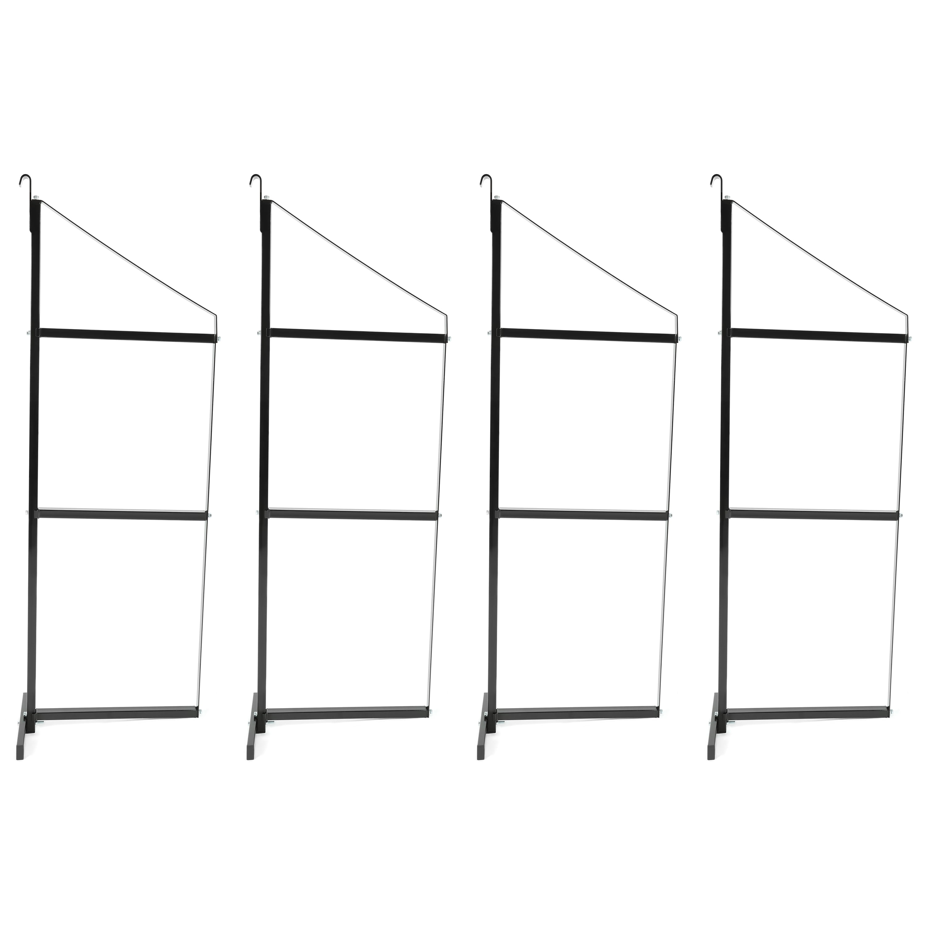 HECASA Cargo Shipping Container Shelving Brackets Instant Hook Hang Shelf Universal for Maximize Storage Cargo Space 4 Pack