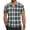 Dark Green&White, variant on COOFANDY Mens Short Sleeve Button Down Shirt Plaid Button Up Shirts Casual 75% Cotton Work Shirts