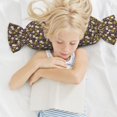 thumbnail image 6 of Salouo Flowers Daisy Pattern Cute Bolster Pillow,Cylindrical Pillow Long Pillow for Bed Round Side Pillow for Knee/Leg/Neck ,- Length 24.4" x 9.8" Diameter, 6 of 8