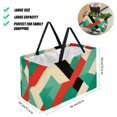 thumbnail image 2 of Palestine Collapsible Foldable Storage Bin with Large Capacity, Oxford Cloth Reusable Shopping Bags, and Beach Bag Combo, 2 of 7