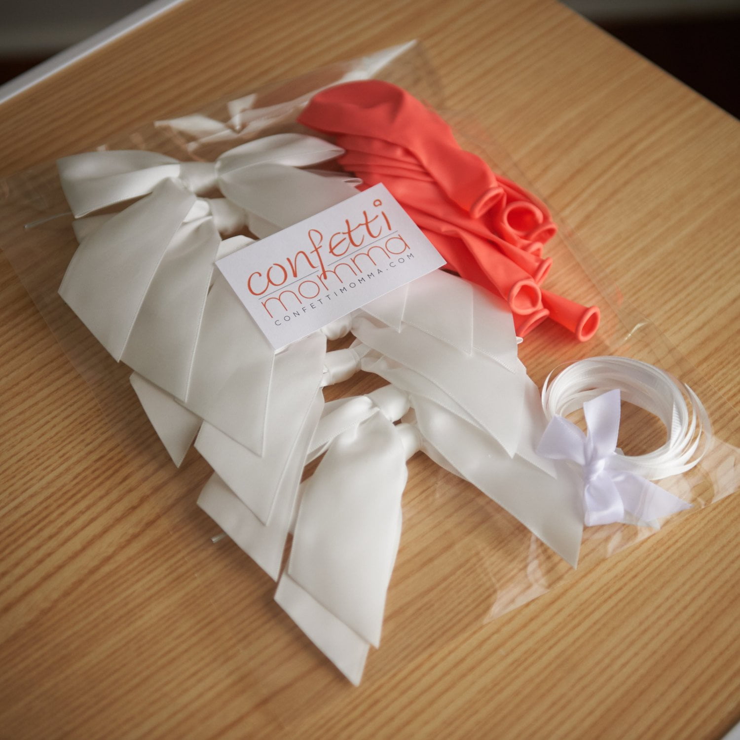 coral baby shower decorations