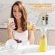 thumbnail image 5 of 2 Piezas Garrafas de Agua de PláStico de 1,6 L con Tapas Abatibles Blancas, Jarras Inastillables Reciclables y de Alimenticio, Tarro de Jugo, 5 of 5