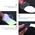 thumbnail image 3 of Quentinu 100pcs Double-sided Stickers DIY Ornaments Fixing Stickers Round Tapes, 3 of 6