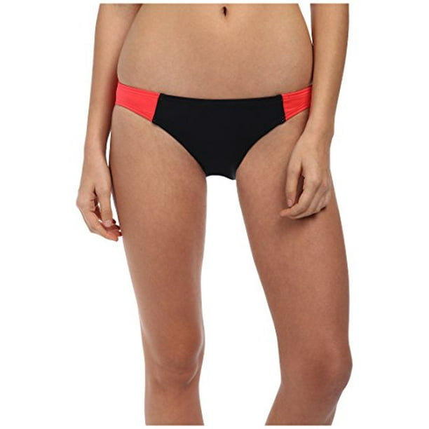 Kate Spade New York Women's Parrot Cay Color Block Classic Bottom Black  Swimsuit Bottoms 