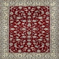 thumbnail image 1 of Ahgly Company Indoor Square Traditional Saffron Red Persian Area Rugs, 4' Square, 1 of 6