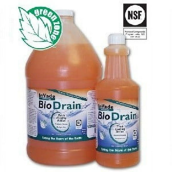 InVade Bio Drain 128oz- Safe Organic Drain Cleaner