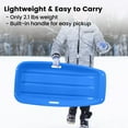 thumbnail image 4 of 36 Inch Blue Snow Sled for Kids & Adults, High-Speed Downhill Toboggan with Pull Rope & Handles, for Winter Sports, 4 of 8