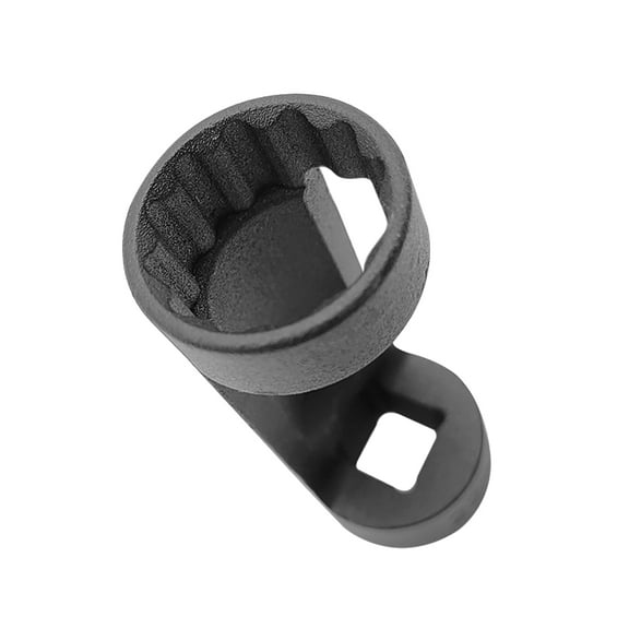 Strut Nut Socket, 12 Point 1/2'' Drive Suspension Strut Socket Tool Car Repair Tool 24mm Black