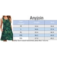 thumbnail image 5 of Anyjoin Women's Summer Dresses Beach Floral Tshirt Sundress Sleeveless Pockets Casual Tank Dress, 5 of 6