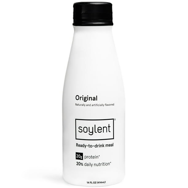 Soylent Original Plant Protein Meal Replacement Shake, 14 fl oz, 12