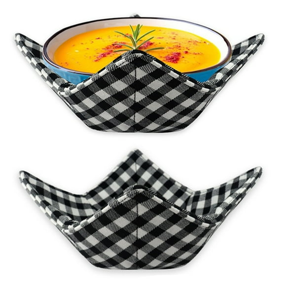 2 Pieces Multipurpose Bowl Holders Microwave Safe Bowls Holder Heat Resistant