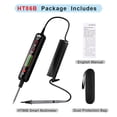 thumbnail image 4 of Hi,Fancy Voltage Detector Lightweight Backlit Screen Tester Pen Flashlight Metal Probe Data Hold Digital Indicator Car Automobile Black 2, 4 of 9