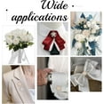 thumbnail image 6 of 1 Bag 9 Pcs Wedding Bouquet Brooches Kit Pearl Wedding Bouquet kit Set Pearl Brooch Pin Crystal Flower Brooches with 100 Pcs Crystal Bouquet Pins For Wedding Bouquet Bridal Brooches Decoration, 6 of 6