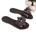 thumbnail image 5 of LTTVQM Platform Shoes for Women Slip On Slip on Comfortable 3D Floral Slide Sandals Non Slip Soft Sole Summer Vacation Walking Shoes Black 43(US-10), 5 of 5
