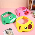 thumbnail image 2 of 3pcs Baby Bathing Cap Eva Adjustable Kids Shower Cap Shampoo Shower Protection Hair Wash Shield For Kids, 2 of 5