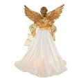 thumbnail image 2 of Kurt Adler 16-Inch Ivory/Gold Angel Tree Topper, 2 of 3