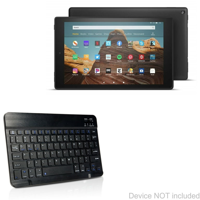 Amazon Fire HD 10 2019 Keyboard BoxWave SlimKeys Bluetooth