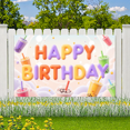 thumbnail image 3 of Colorful Design Banner Drink Theme Bubble Tea Cups Decoration for Birthday Party Indoor Celebration, 3 of 8