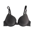 thumbnail image 3 of YOIAVAIOY Women's Wireless Solid Bra 4 Row 3 Hook Racerback Lift Ladies Everyday Lingerie Black S, 3 of 6