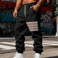 thumbnail image 2 of Dealovy Sweatpants for Men Drawstring Elastic Waist Fleece Loose Trousers Outdoor Workout Basketball Pants with Pockets, 2 of 8
