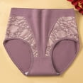 thumbnail image 2 of Ashirexll Ladies Underwear Panties, Plus Size Underwear for Women, High Waisted Breathable Lace Triangular Panties, 2 of 7