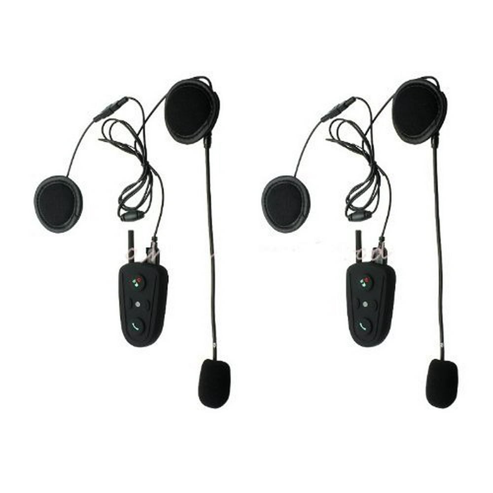 XINDELL Motorcycle Helmet Two Way Radio Headset, 100m Talk Intercom