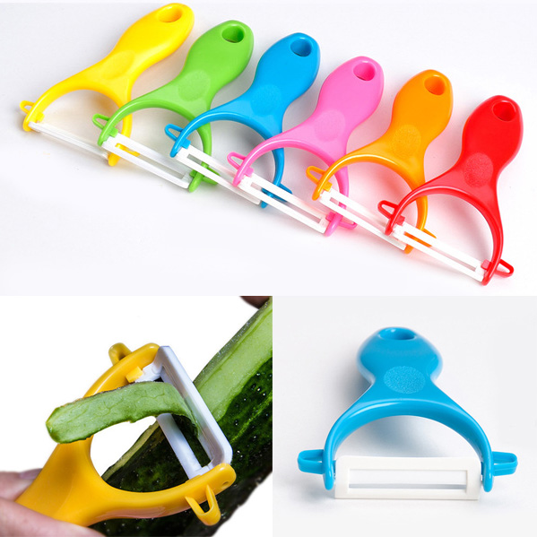 Potato Hand Peeler Ceramic Blade Fruit Vegetable Slicer Speed Cutter