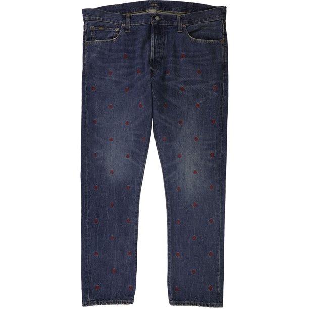 Ralph Lauren Sullivan Denim Slim Fit Jeans para Hombre, Azul, 40W x 30L