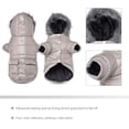 thumbnail image 4 of Abrigo de invierno para perros, ropa abrigada para perros con forro polar cálido, impermeable (XL), 4 of 5