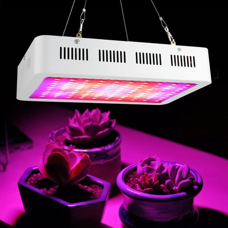 HERCHR LED Plant Grow Light Lamp Full Spectrum Hydroponic Grow Panel Lights Bulbs with UR IR for Indoor Green House Succulent Tree Bonsai Vegetable Flower Seeding Starting (Best Lights For Indoor Seed Starting)