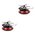 thumbnail image 2 of mmirethe Solar Powered Car Air Freshener Creative Diffuser Small Car for Car Interior Red 10.4x8cm 2Set, 2 of 6